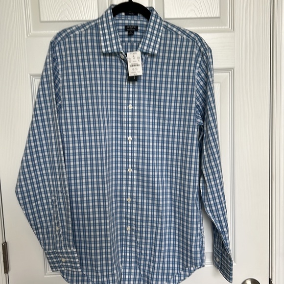 NWT- Slim Performance Dress Shirt- never worn J. Crew Factory- size Medium - Picture 2 of 4